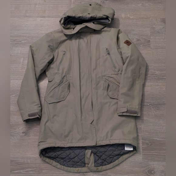 Burton tan winter coat size small - Picture 2 of 13